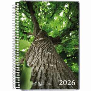 Dagskalender med tryk på forside